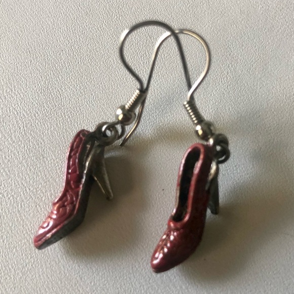 Earrings Red Shoes - Picture 2 of 11